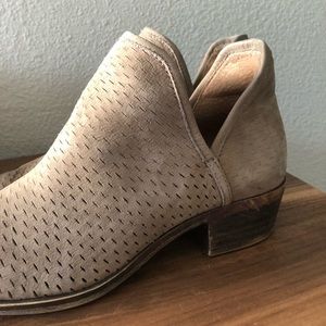 Lucky Brand Baley Suede Ankle Boots